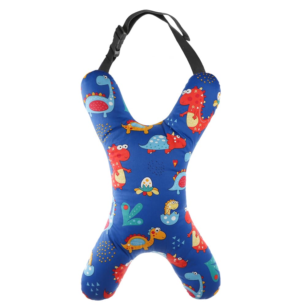 XGOPTS Oreiller de Voyage pour Enfants Coussin de Voyage Voiture en Forme de H/Y/X Coussin de Siège Auto Doux Oreiller de Repos Voiture Réglable pour Adultes Support de Tête et Cou pour Longs Trajets