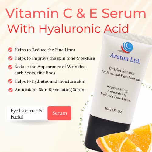 Vitamin C Under Eye Serum For Puffy Eyes Treatment, Under Eye Tightening & Eye Lifting, Dark Circles Corrector, Under Eye Bags Remover, Fine Lines, Anti Wrinkles, With Hyaluronic Acid & Kojic Acid 1 Fl Oz #TOP4