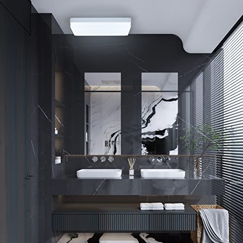 Epicflare Led Ceiling Light, 36W Flush Mount Ceiling Lighting Fixture 6500K, 4350Lm Modern Bright Ceiling Lights For Kitchen, Bedroom, Bathroom, Hallway, Porch And Hallway (Daylight White 6500K) #TOP6