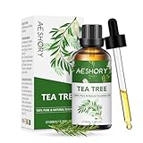 AESHORY Tea Tree Oil 100ml, 100% Pure Natural Australian Tea Tree Essential Oil for Aromatherapy, Skin Care, Hair Growth, Toenail Fungus - Image 1