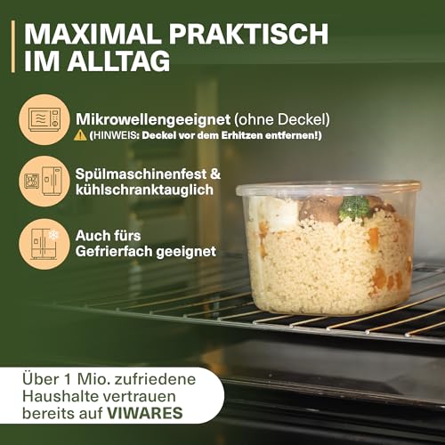 Viwares Vorratsdosen mit Deckel Luftdicht, 24er Vorratsbehälter Set – Ansicht 3