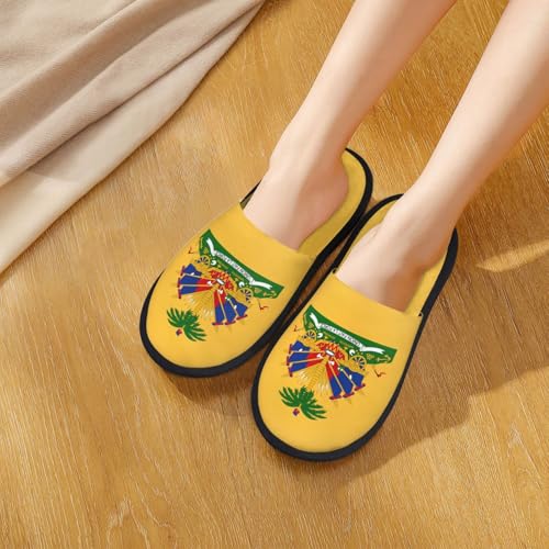 Ukraine Flag Sunflower Slippers Cozy Non-Slip Indoor Shoes Soft Fluffy House Slippers For Women Men3