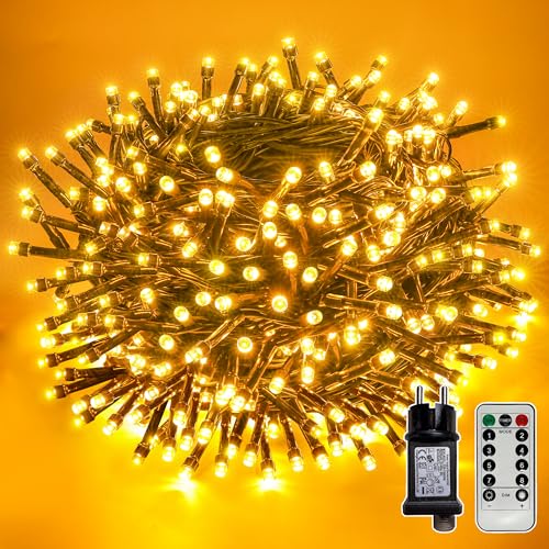 Soagrc Lichterkette Außen 500 LED - 50M Llichterkette Aussen...