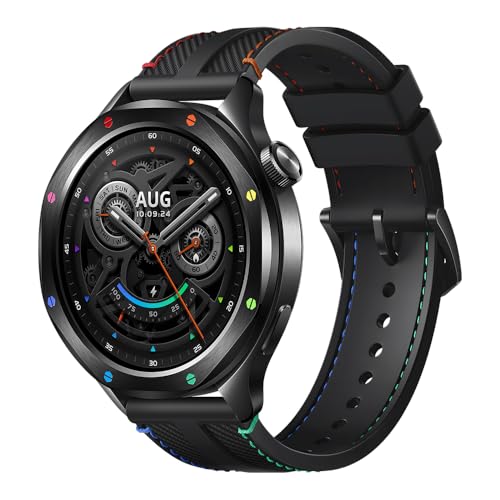 XIAOMI Watch S4 Smartwatch, Fitness Tracker, 1.43 AMOLED, 15 days battery life, Bluetooth calling, 150+ sports modes, dual-band GPS, NFC, Android & iOS, Rainbow XIAOMI Watch S4 Smartwatch, Fitness Tracker, 1.43 AMOLED, 15 days battery life, Bluetooth calling, 150+ sports modes, dual-band GPS, NFC, Android & iOS, Rainbow