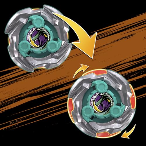 Image of Beyblade X Sneak Attack Battle Set with Beystadium Arena, Rampart Aegis GB & Cutter Shinobi LF, 2 Right-Spinning Takara Tomy Battling Tops Game Toys, 2 Launchers, Ages 8+