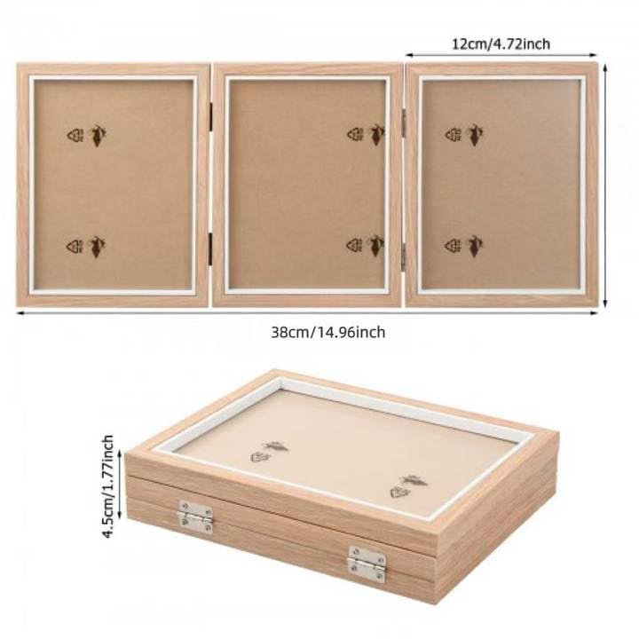 Abaodam Cornice per Foto da Tavolo in Legno Cornice da Tavolo Stile Europeo per Decorazione di Casa Portafoto Moderno per Camera da Letto e Soggiorno