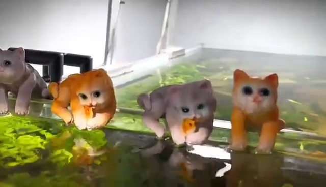 Amazon.com: JARPSIRY 3 Pcs Resin Hanging Cat Figurines