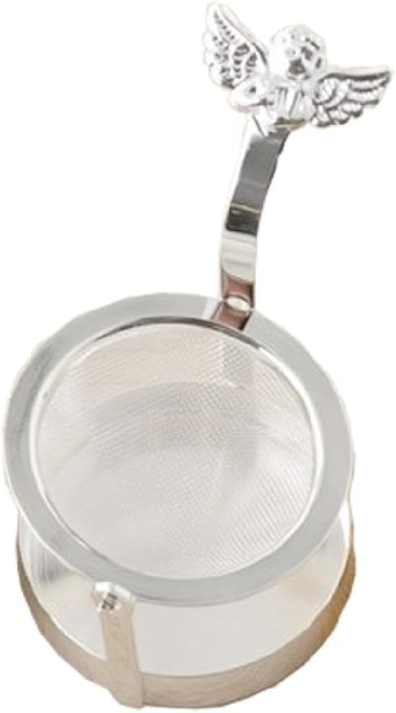 Takakuwa Metal Angel Rotating Tea Strainer, Silver