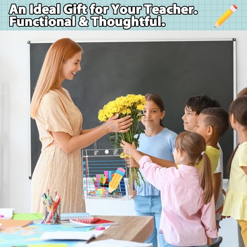 gisgfim Back to School Party Teacher Appreciation Gift Favor Bags Bulk with Handles PVC Notebook Line Clear Treat Candy Bag Pencil Notebook Line for Kindergarten Preschool Graduation End of Year 24Pcs by gisgfim - Image 7