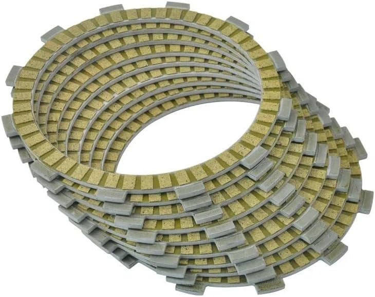 9 Pcs Motorcycle Fibrous Clutch Discs Plates Fit For VF1000F 1984 VF1000R 1985-1986 VT1100 1995-2007 VF VT 1000 1100