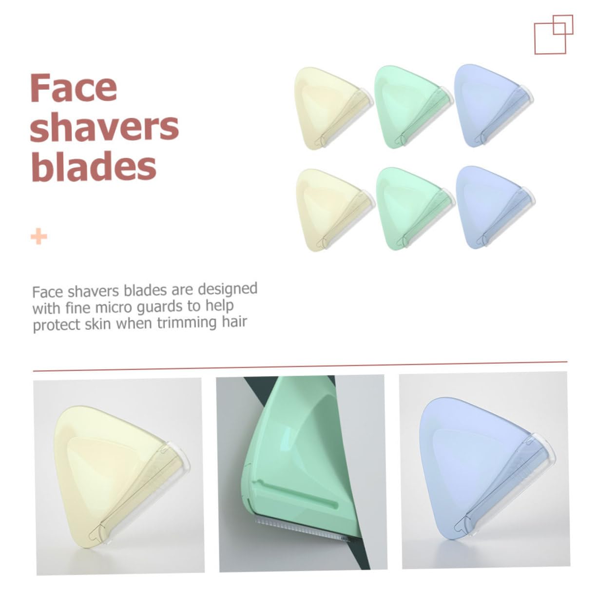 30 Stck. Portable Augenbrauenrasierer Augenbrauen Trimmer für Leicht Tragbar für Präzises Augenbrauen Design und Gesichtsbehaarung für Reisen und Zuhause