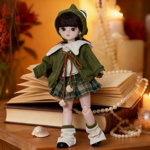 Muñeca BJD 1/6 con Ropa y Peluca, Estilo Anime miniatura 1