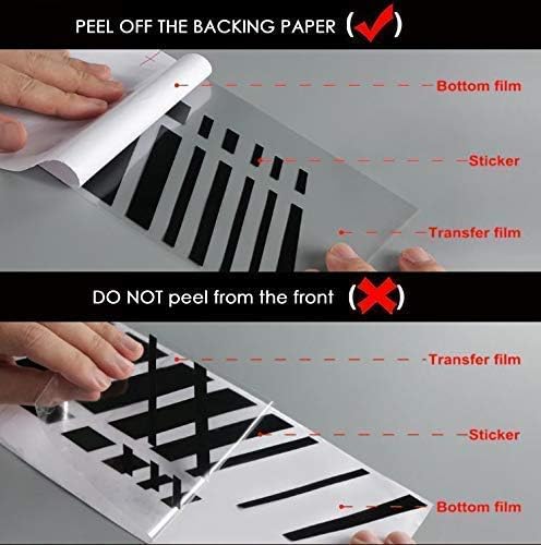 Miniatura 7 de Compatible con Ford Bronco Sport 2021-2025  Kit de gráficos de calcomanías de rayas de capucha  Fabricado en Estados Unidos  Accesorio de pintura