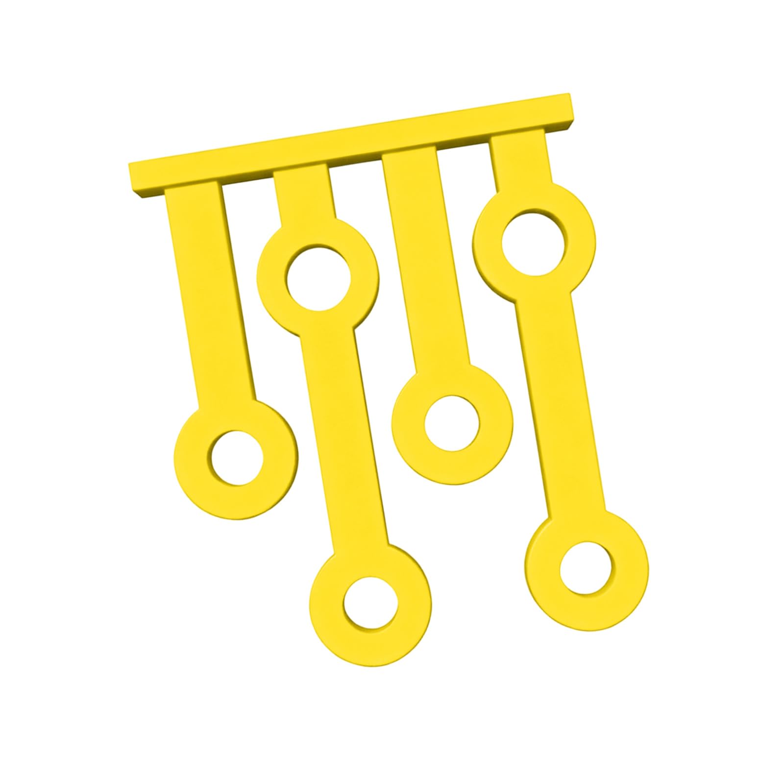 Whoasyst Yellow Lightweight Screwdriver Holders Tool Hanger For Wall Mounting Optimizes Vertical Space In Garages And Workshops Space Saving Tool Hanger