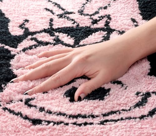 Jay Franco „Disney Minnie Maus“ weiche, rutschfeste Badematte – 51 x 77 cm Plüschteppich für das Badezimmer