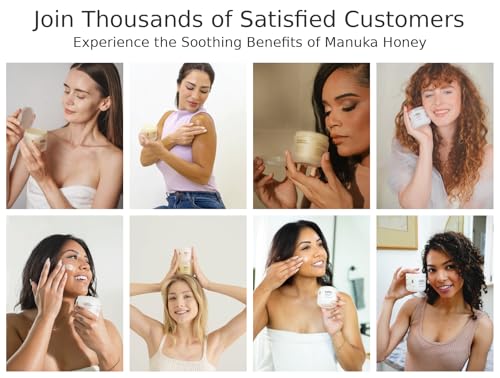 Blossom Essentials Honey Salve, Hydration Repair For Dry & Itchy Skin - Eczema & Psoriasis Relief for Sensitive Skin - Organic Manuka Honey - 4-Ounces (Formerly Honeybutter) - Image 6