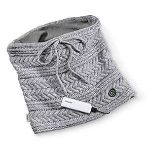 Beurer HK 37 To Go verwarmde colsjaal, met powerbank, modieus en zorgt onderweg voor de nodige warmte