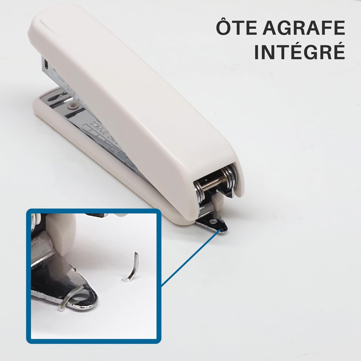 WAYTEX 931547 Office Stapler 30 Sheets, 100% Metal Mechanism, for 24/6 and 26/6 Staples - Black, Unité - Image 4