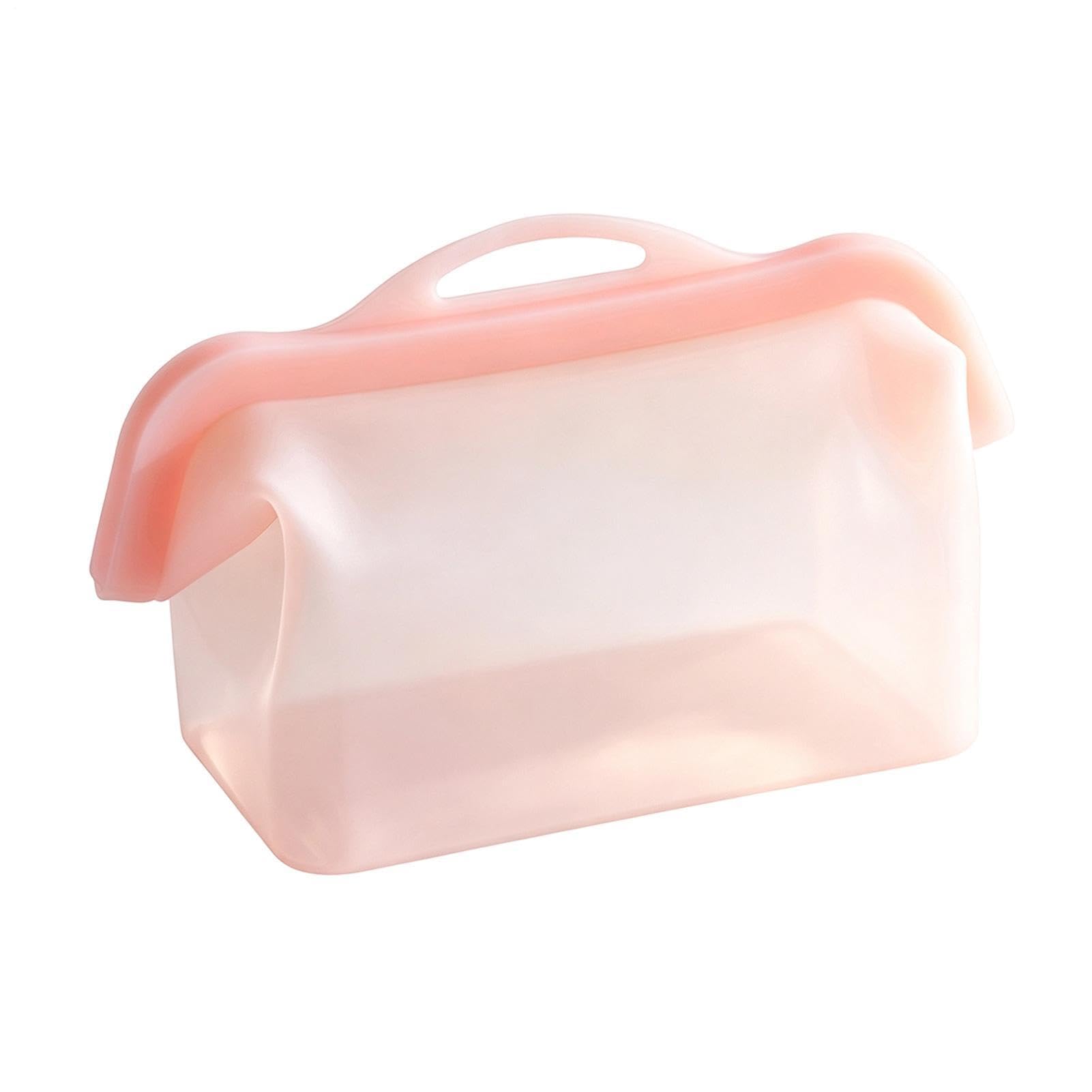 Bolsas de silicona reutilizables de congelado para organizar carne y verduras de cocina