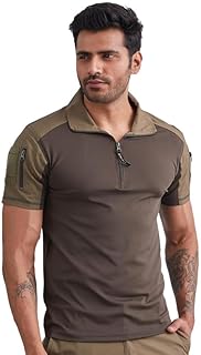 mountmiller Men's Solid Half Sleeve OG Tactical Polo T-Shirt | Anti-Odor | Moisture-Wicking | Breathable | UV Protective| Ideal for Outdoor, Hiking & Trekking-picture-44