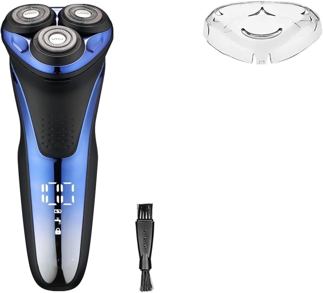 Rasoi elettrici, Rasoi Rasoio Professionale for Barba Impermeabile Elettrico Portatile Ricaricabile Senza Fili
