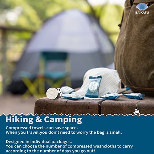 100Pcs Compressed Towel Tablets,Disposable Coin Tissues,Toilet Paper Tablets,Portable Camping Wipes For Traveling,Home,Outdoor,Camping,Sports,Hiking,Disposable,Beauty Salon,Hand Wipes,Round Shape #TOP3