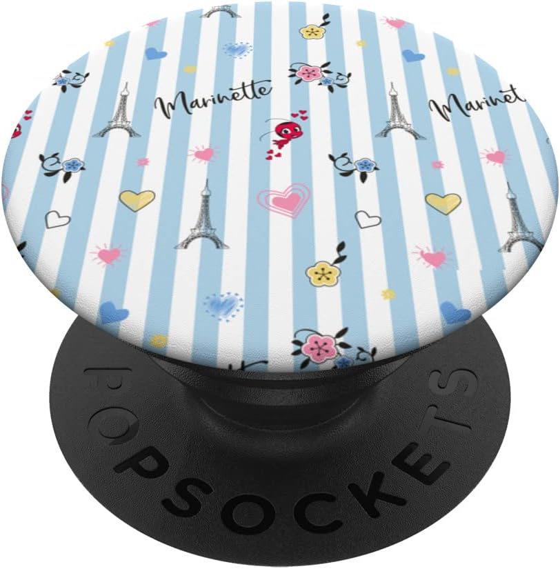 Miraculous Ladybug Charming Paris with Tikki PopSockets Swappable PopGrip