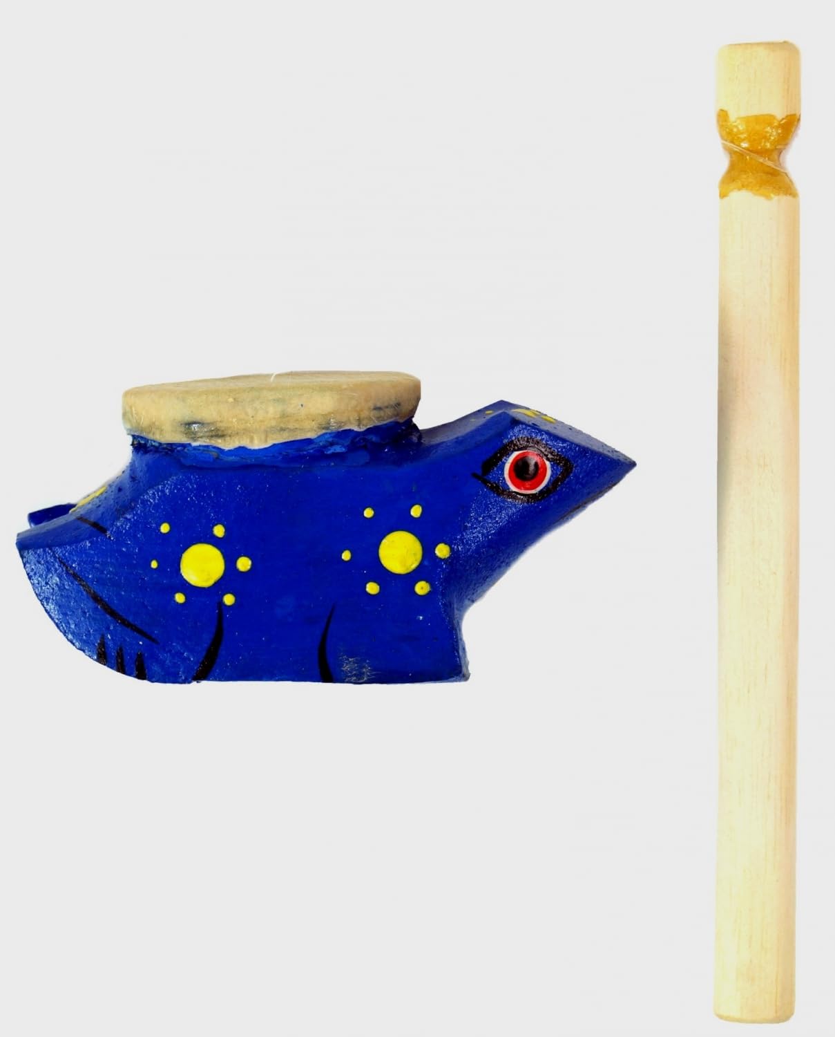 Guru-Shop Instrument de Musique en Bois, Instrument de Musique à Percussion Rythmée, Fait Main - Hochet Tournant Petite Tortue, Marron, 4x10x4 cm, Instruments de Musique