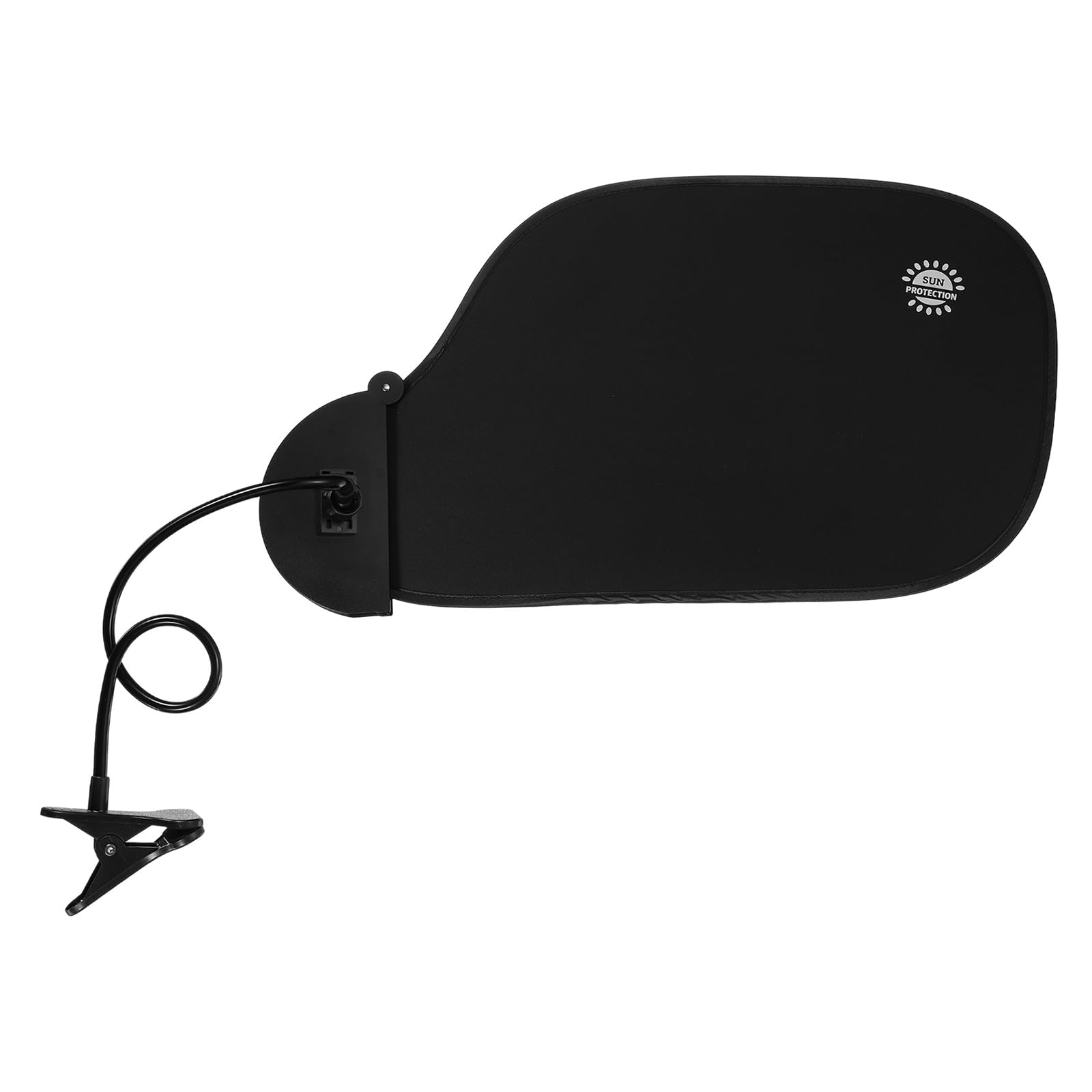 PATIKIL Desk Shade, 22.8" Adjustable Cubicle Shade with Clip Portable Foldable Cubicle Light Shield for Block Overhead Light Privacy Glare Reduction, Black