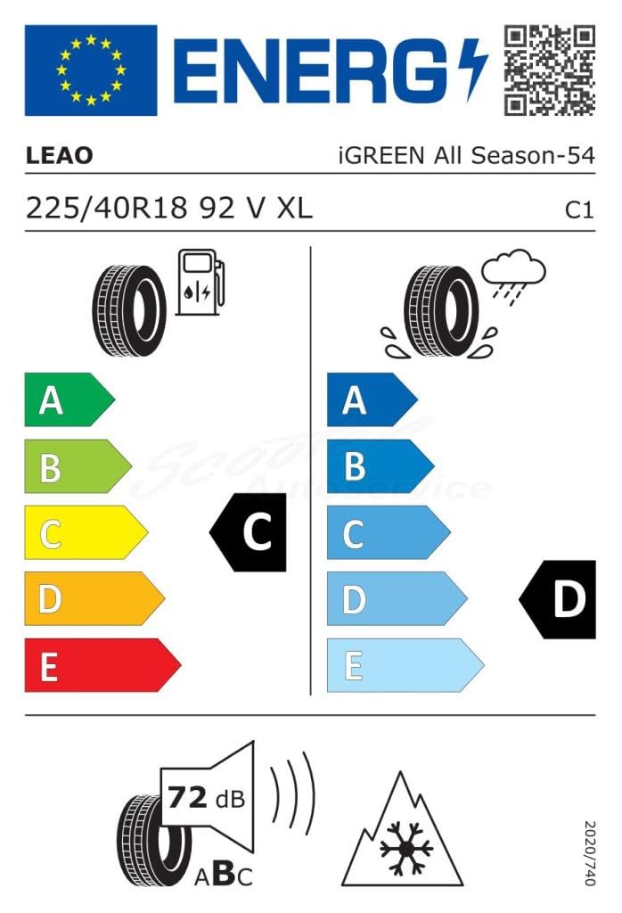 Pneus Leao Igreen all season 225 40 R18 92V TL 4 saisons Pneus pour Voiture
