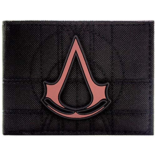 Preisvergleich Produktbild Assassins Creed Ursprüngliches Logo Schwarz Portemonnaie Geldbörse