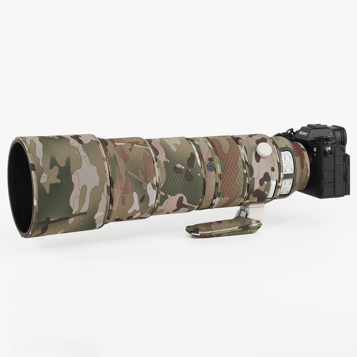 CHASING BIRDS Manteau de protection imperméable camouflage pour Sony FE 200-600 mm F5.6-6.3 G OSS étanche (camouflage désert, standard)
