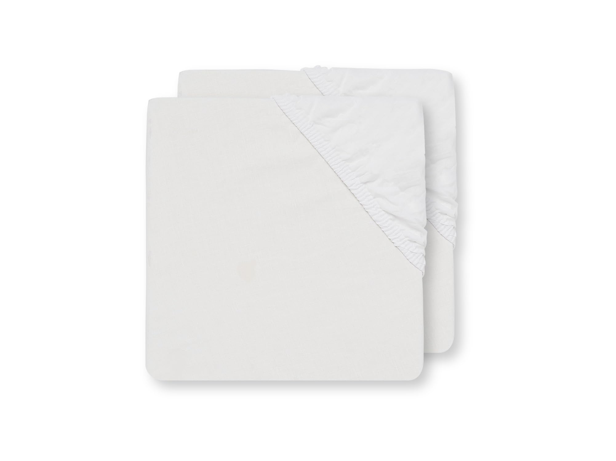 Jollein Cotton Fitted Sheet 40 x 80 cm White