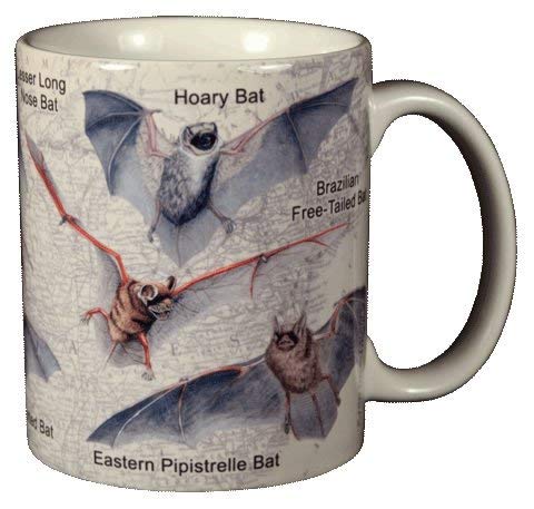 Taza de cerámica para café 11 onzas Bats of North America miniatura 1