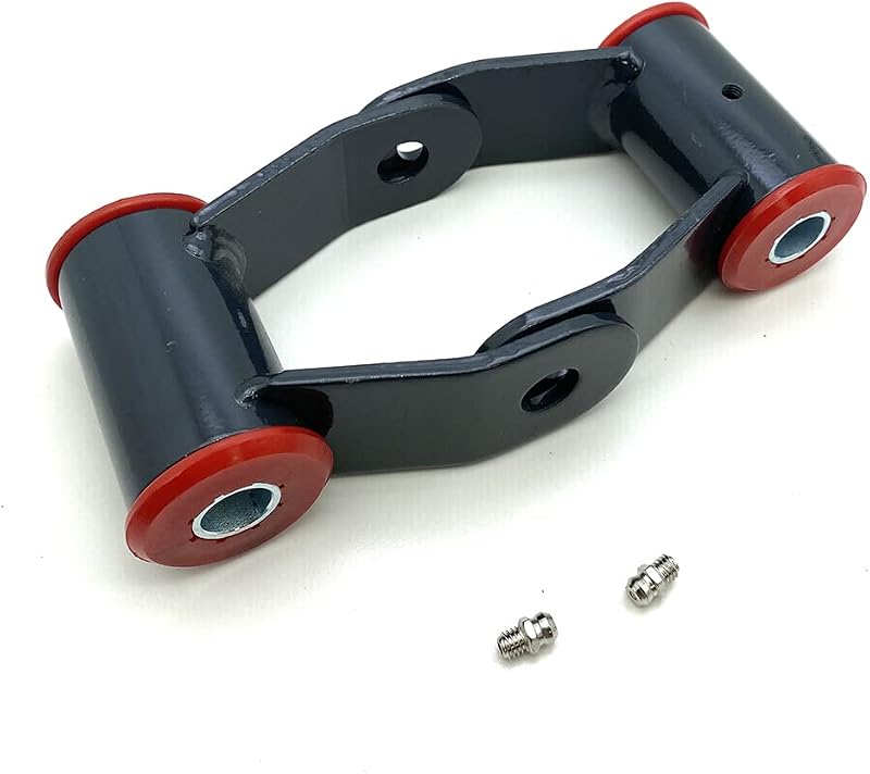 Kit de shackles traseiros para feixe de molas Syconeer 710515 com redução de altura de 1 a 1,5" para Chevy Silverado e GMC Sierra 1500 – 2 unidades