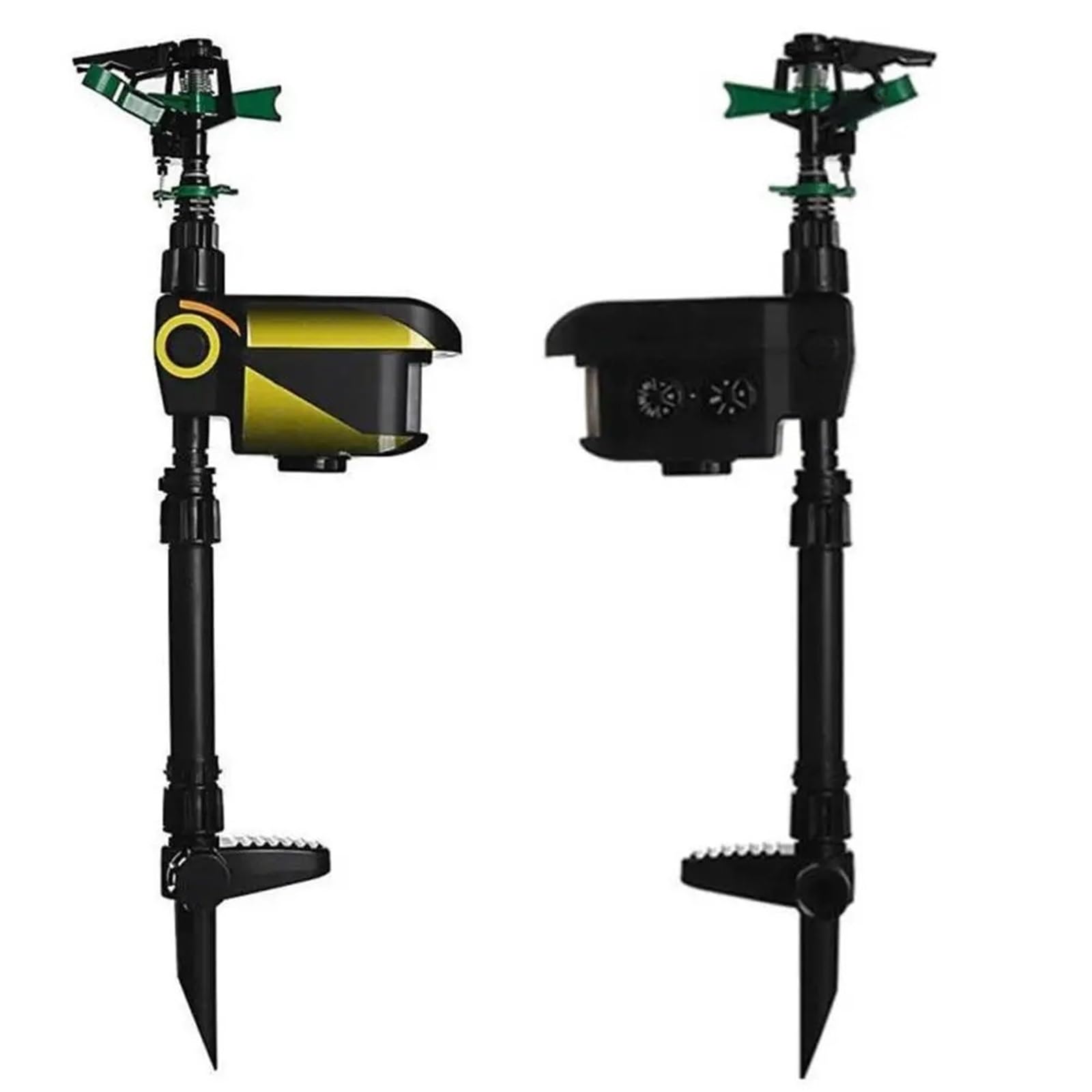 Sprinkler, Automatisch Rotierender Solarbetriebener Großflächensprinkler für den Garten