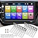 Double DIN Installation Kit, Universal Car Stereo Radio Metal Mounting Bracket, Car Audio & Video Dash Mounting Kit W/Screws, 3.15x1.88x0.94 Inches