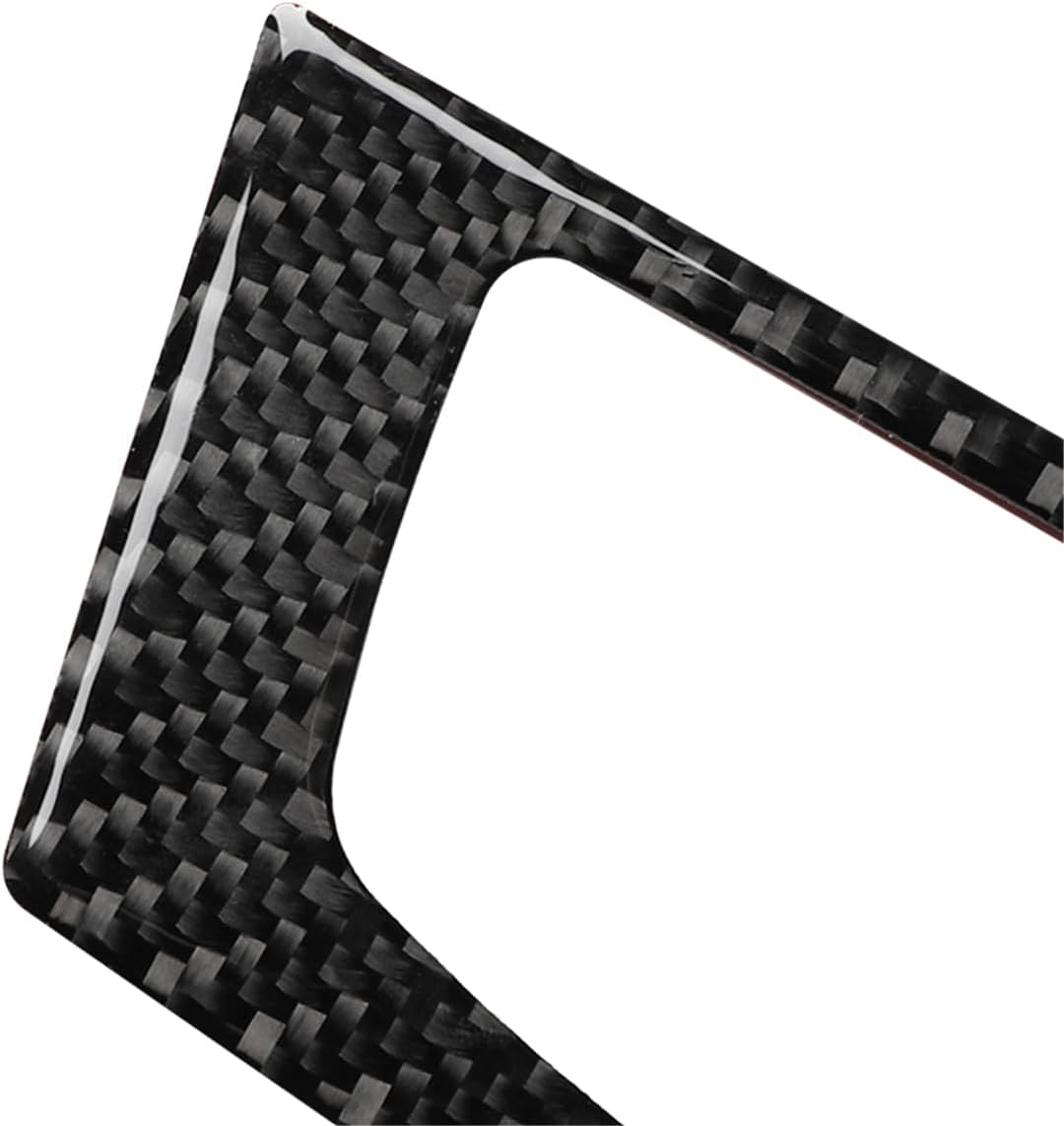 A6 S6 C7 A7 S7 4G 2012-2018 Compatible with Car Interior Self Adhesive Dashboard Decal Carbon Fiber Black Sticker A38 (Air Outlet Vent Type A)