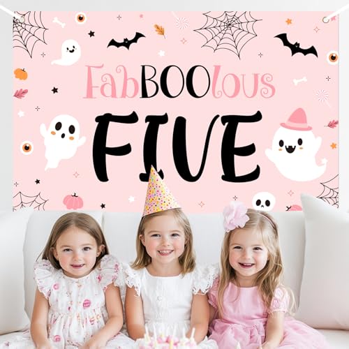 Toile de fond Fabboolous Five rose Halloween 2,1x1,5m lavable