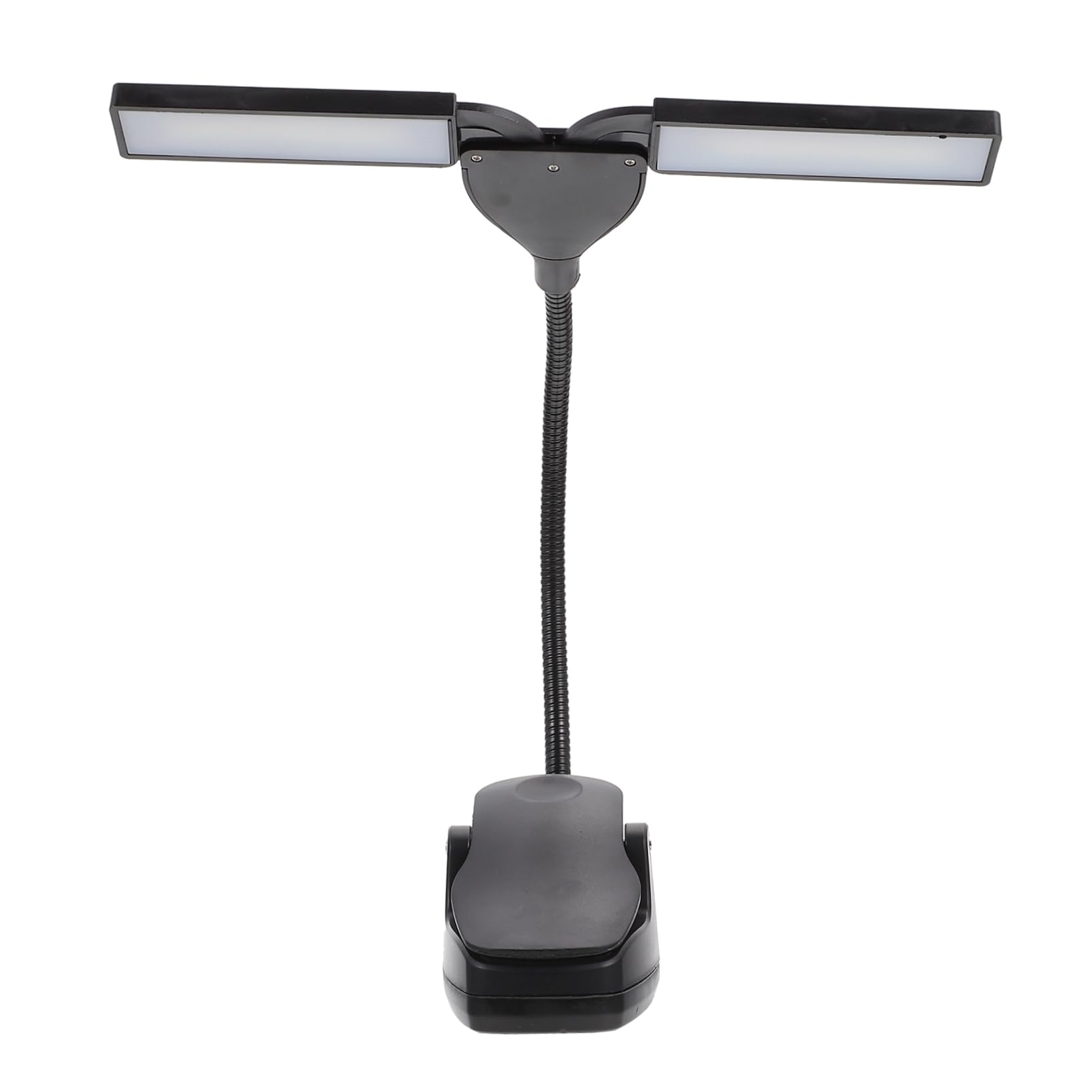 HOLIDYOYO Lámpara LED Inteligente Portátil con Clip Pantalla Táctil Regulable Flexible y Altura Ecológico para Estudiar y Practicar Piano Color Negro