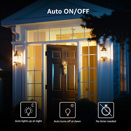 Bundle – 2 Items: 6-Pack Led Light Bulbs 100W Equivalent, Warm White & 2-Pack Dusk To Dawn Led Light Bulbs For Outdoor Lighting,Warm White #TOP5