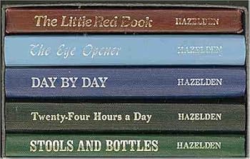 Unknown Binding Boxed Set of Five Book From Hazelden: Little Red Book, Eye Opener; Day By Day; 24 Hours a Day; Stools and Bottles. Book