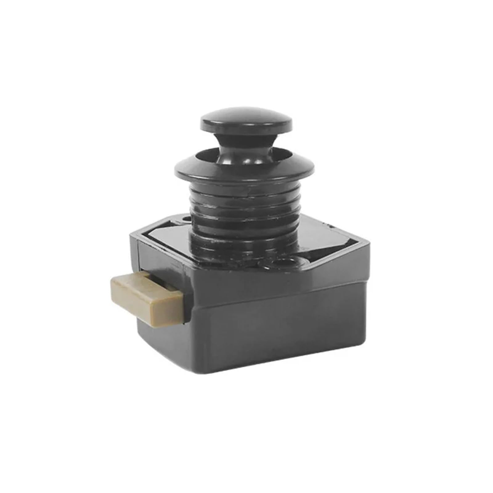 Edede Nero 1Pc Camper Car Push Lock Drawer Cabinet Door Press Lock Rv Caravan Boat Drawer Latch Button Locks Modification Accessories(Nero)