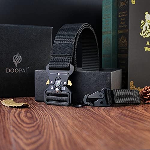 DOOPAI Tactical Belt for Men, 3Pack Military Nylon Web with Heavy Duty Quick Release Metal Buckle - Image 2