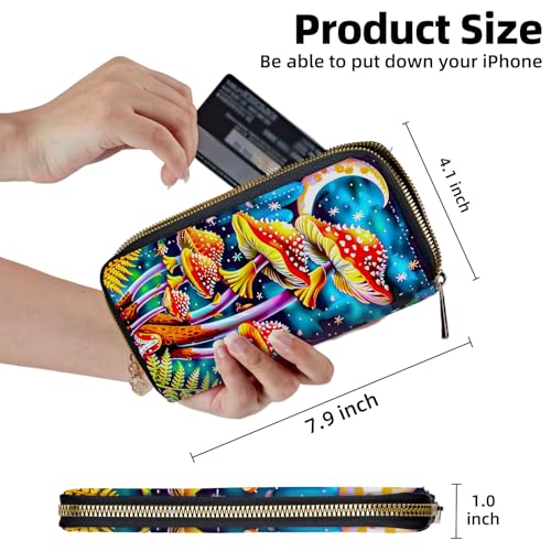 Wrist Wallets for Women, Lightweight RFID Blocking Multi-Functional Secure Wrist Purse for Travel, Daily Use-34