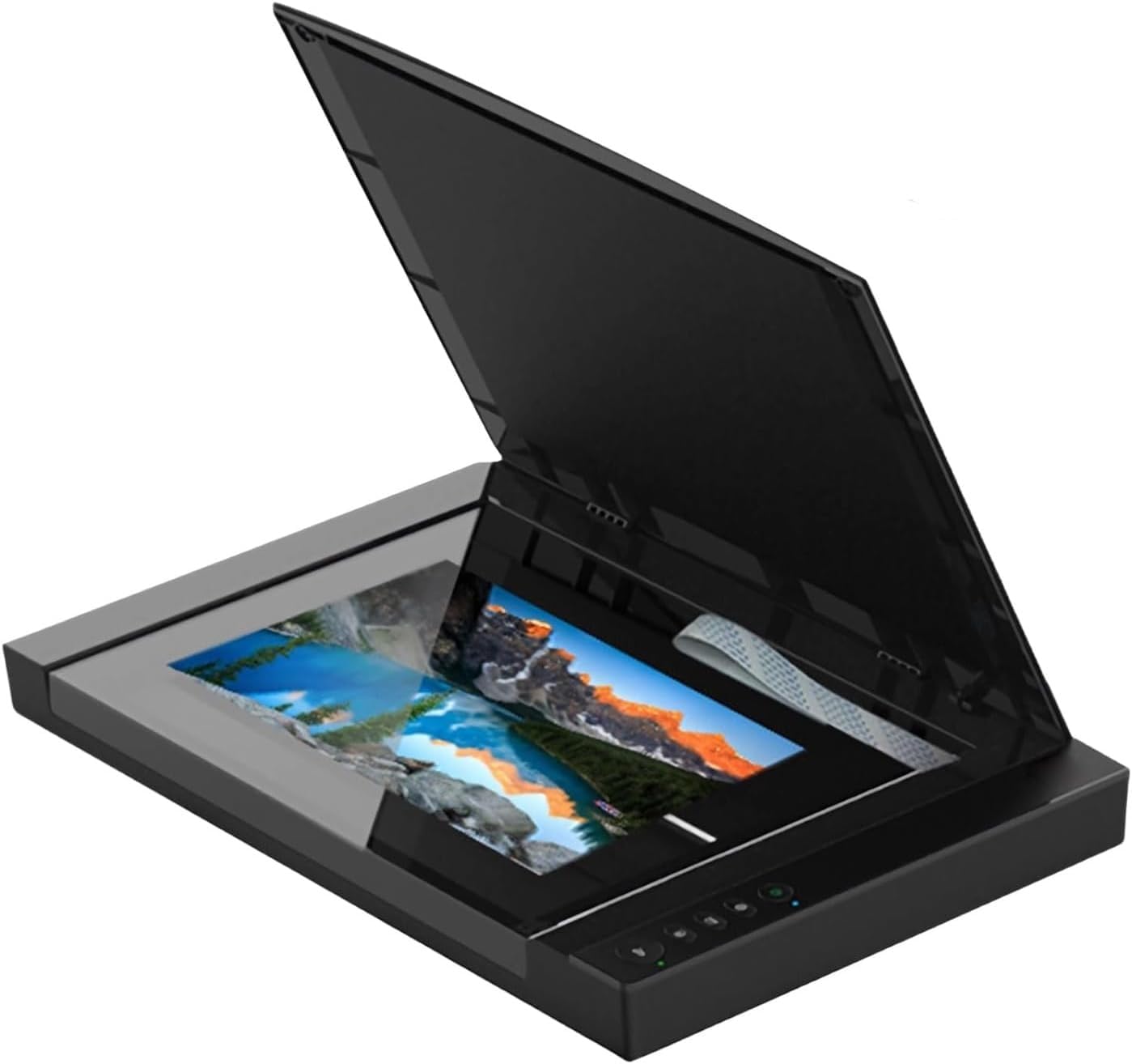 Scanner piano di grande formato ad alta velocità, scanner fotografico ad alta definizione da 2400 DPI, scansione di 12" x 17" in 4 secondi, for ufficio e istruzione, supporta Windows e iOS.