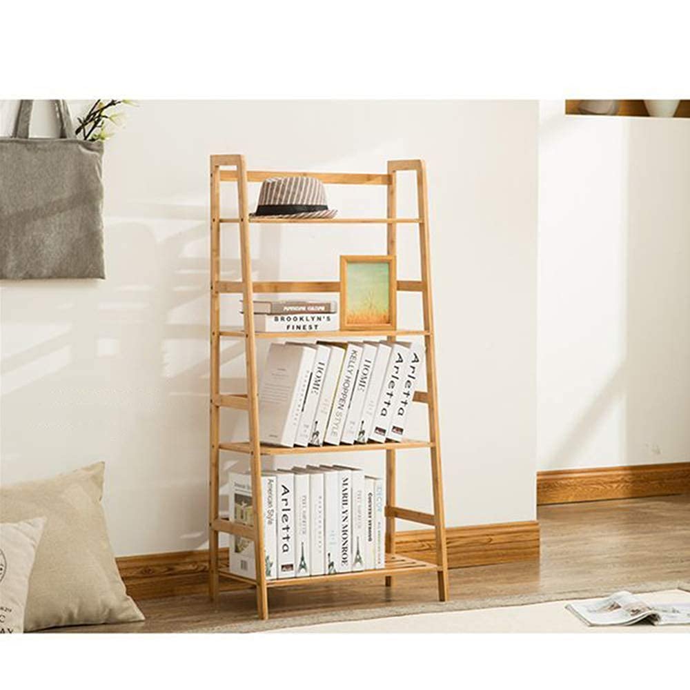 SogesHome Libreria 4 Piani 48 x 30 x 119 cm Fioriera per Piante Scala per mensole Espositore per scaffali da Cucina Scaffale per scaffali per casa e Giardino, KS-HSJ-02-SH