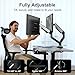 NearHub Dual Monitor Desk Mount for 13-32