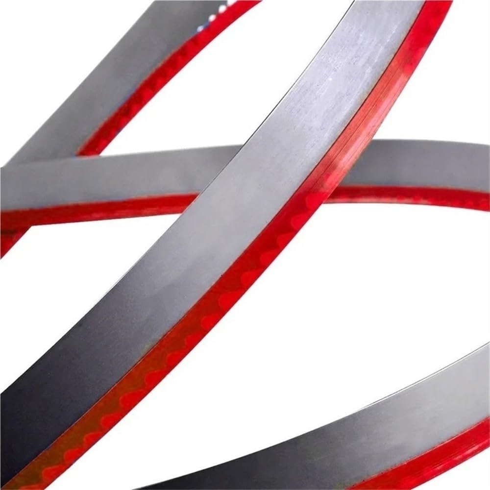 Brzeszczoty do pił taśmowych, 3-pak, 8-12 TPI, 100 cm, kompaktowy bimetalowy M42 do cięcia metalu, trwałe i wszechstronne, idealne do precyzyjnej pracy