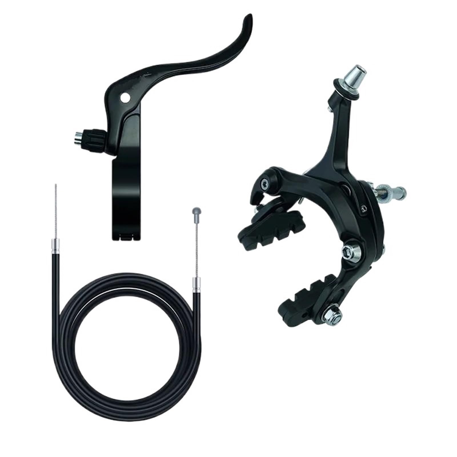 POAYUEWR Bike Rear Brake Kit 31.8mm 22.2mm Aluminum Alloy Brake Levers Caliper Brakes Bicycle Parts Bike Brake Drum(22.2MM-RR)